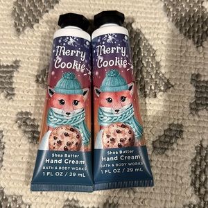 NEW Bath and Body Works MERRY COOKIE Hand Cream Bundle of 2